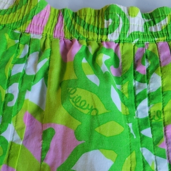 Lilly pulitzer Ruffle Pleated skirt size medium ,lined elastic . - Picture 9 of 9